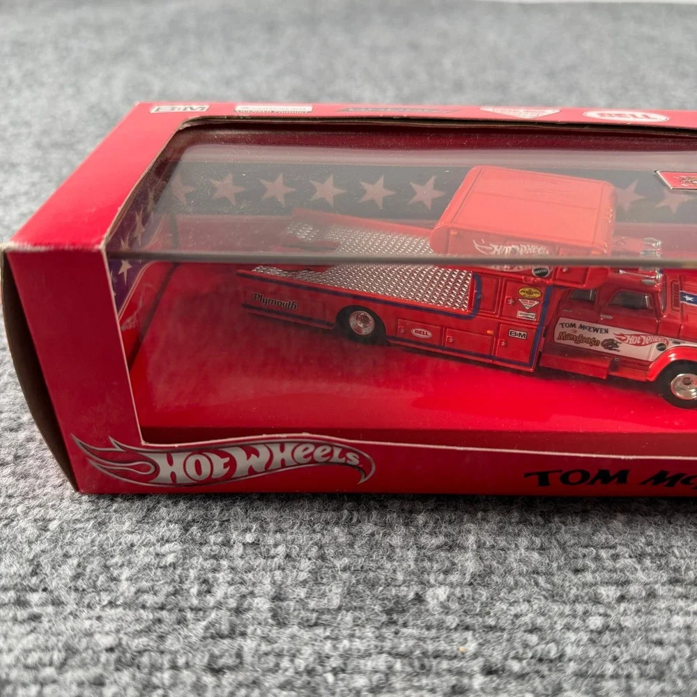Hot Wheels Tom McEwen The Mongoose 2-Car Set Red Limited 03820/05000 Rare